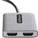 StarTech USB C - 4K 60HZ 2xHDMI 2.0 M-F Adapter