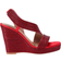 Kurt Geiger Gala Wedge - Red