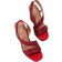 Kurt Geiger Gala Wedge - Red