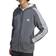 Adidas Essentials Fleece 3-Stripes Full-Zip Hoodie - Dark Grey Heather