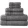 Liz Claiborne Signature Plush Bath Towel Gray (142.2x76.2cm)