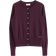 Lindex Fine Knit Cardigan - Dark Lilac