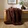 Dunelm Silky Blankets Brown (180x130cm)