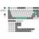 Keychron PBT Set ISO Nordic - Gray White Mint