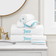 Juicy Couture Neon Border 6-Piece 28" x 54" x 16" x 26" / 12" x 12" Bath Towel White, Blue (137.2x71.1cm)