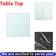 vidaXL Top Transparent 30 x 30 cm Tempered Glass Table Top 0.6x30cm