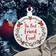 Red Ocean Best Friend Bauble Multicolour Christmas Tree Ornament 10cm