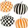 Meri Meri Table Decorations Mod Pattern Pumpkin 8-pack