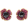 Kate Spade Poppy Power Mini Studs - Gold/Pink/Blue