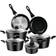Homelux Aluminum Non-stick Set mit Klappe 10 teile