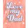 The Children's Place Girl's Love My Dad Graphic Tee - Peach Paradise