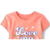 The Children's Place Girl's Love My Dad Graphic Tee - Peach Paradise