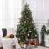 Homcom 7ft Prelit Green Christmas Tree 210cm