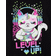 The Children's Place Girl's Level Up Cat Graphic Tee - Black