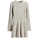 H&M Ribbed Knit Dress - Light Beige Mottled