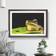 East Urban Home Frog Vol.2 Walnut Framed Art 65x48cm