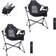 Hammock Camping Chair High Back with Stand