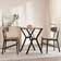 vidaXL 357929 Black Pied de table 73cm