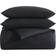 Vera Wang Waffle Pique Copripiumino Nero (233.7x223.5cm)
