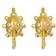 Maanesten Ladybird Earrings - Gold/Brown