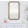 Melody Maison Rectangle Deco Pink Wall Mirror 60x100cm