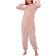 OHS Teddy Fleece Onesie Jumpsuit - Blush Pink