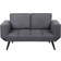 Beliani Brekke Grey Sofa 158cm Zweisitzer