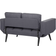 Beliani Brekke Grey Sofa 158cm 2 Seater