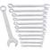 Brüder Mannesmann 130-12 DIN 12Pcs Chiave combinata