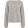 Pieces Allison Ls Bow Reversible Knit Pullover - Dove