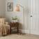 Dunelm Enid Gold Floor Lamp 150cm