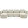 Simplie Fun 001F9AED Modular Beige Sofa 117"