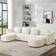 Simplie Fun 001F9AED Modular Beige Sofa 117"