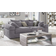 Smart Big Lionore Grey Sofa 242cm Zweisitzer