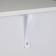 Relaxdays Storage Cabinet Liiving Room White/Gold Commode 48x86cm