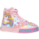 Lelli Kelly Girl's Unicorn Rainbow High-Top Sneakers - Pink