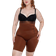 shapellx AirSlim Butt-Lifting High Waist Shorts - Brown