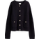 H&M Rib Knit Cardigan - Navy Blue
