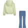 Nike Little Kid's New Impressions Pullover Hoodie & Leggings Set - Aegean Storm (36M313-BKZ)