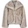 Neo Noir Stephanie Faux Fur Jacket - Beige