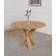 Oak Furniture King Oregon Natural Dining Table 110cm