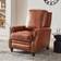 Hulala Home Cigar Mid-Century Saddle Armchair 42"