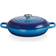 Le Creuset Azure Blue Signature Cast Iron med låg 30cm