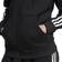 Adidas Womens Essentials 3-Stripes Full-Zip Fleece Hoodie - Black/White