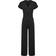 PixieGirl Wide Leg Wrap Jumpsuit - Black