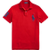 Polo Ralph Lauren Custom Slim Fit Big Pony Mesh Polo Shirt - Red