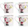 Lenox Snoopy Christmas Mug 14fl oz 4pcs