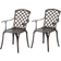 Gardenised ‎QI003960CH.2 2-pack Garden Dining Chair