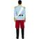 My Other Me Prince Costume for Adults Blue/Red