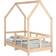 vidaXL Kids Bed Frame Childs Sleeper Wooden House Tree Home Single